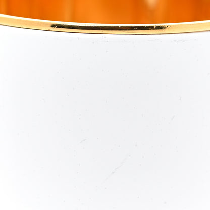 Hermes Enamel Extra Wide Clic Clac H Bracelet PM White 9 of 11