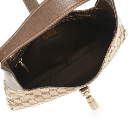 Gucci Monogram Small Jackie O Hobo Brown 4 of 8