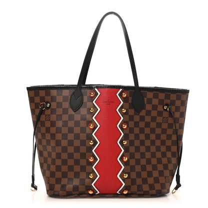 Louis Vuitton Damier Ebene Karakoram Neverfull MM 1 of 9