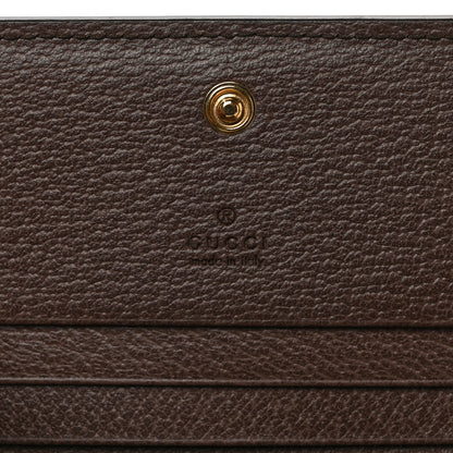 Gucci GG Supreme Monogram Web Ophidia Card Case Beige New Acero 6 of 7