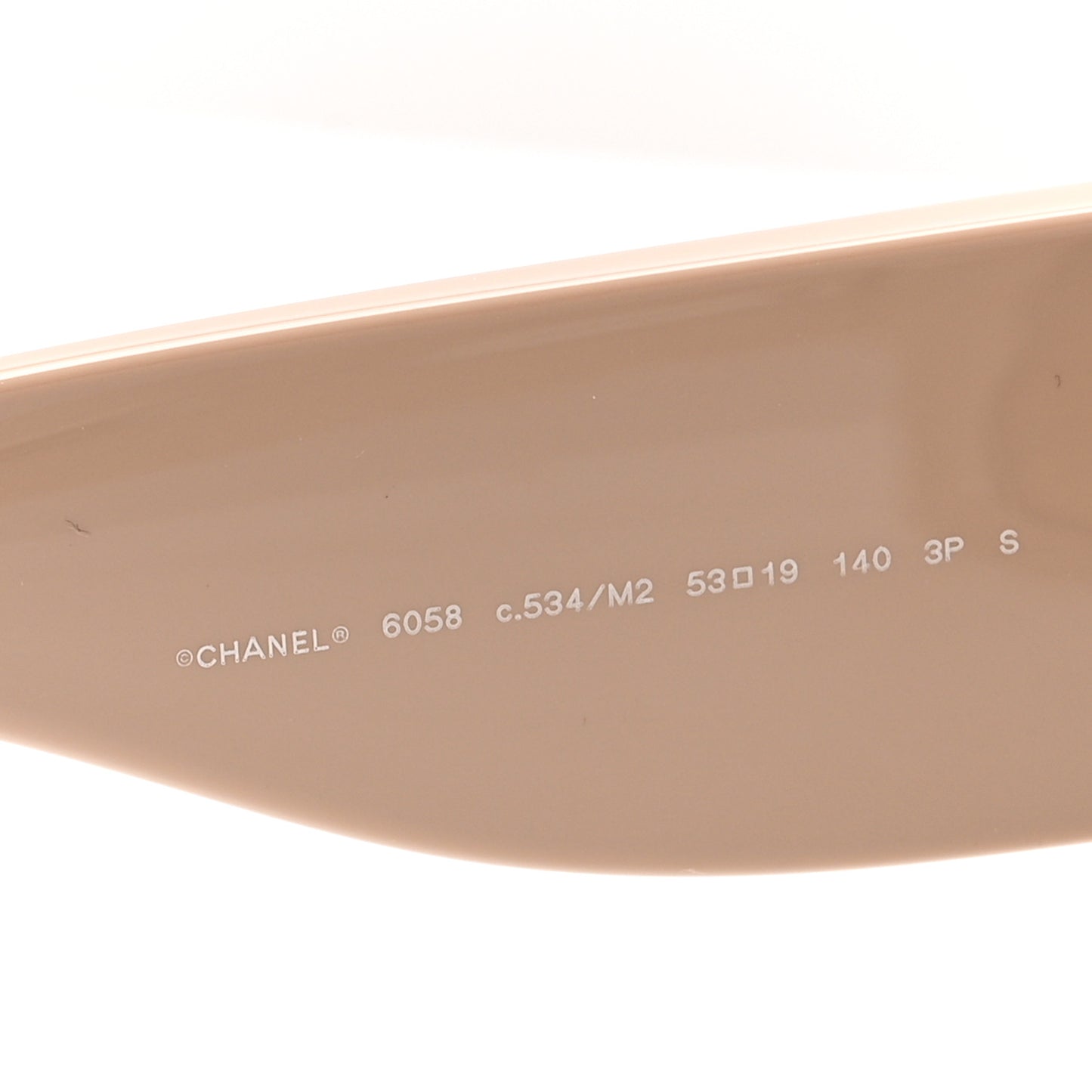 Acetate Square Sunglasses 6058 Black Beige