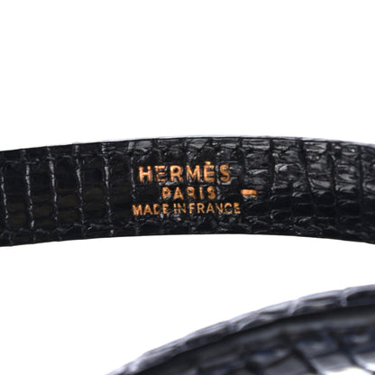 Hermes Lizard Kelly Sellier 32 Bleu Indigo 6 of 12