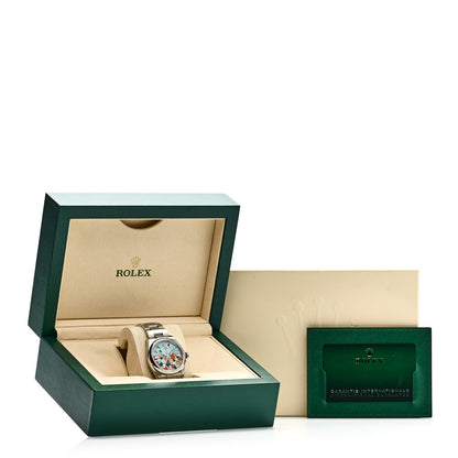 Rolex Stainless Steel 36mm Oyster Perpetual Watch Celebration Dial 126000 5 of 5