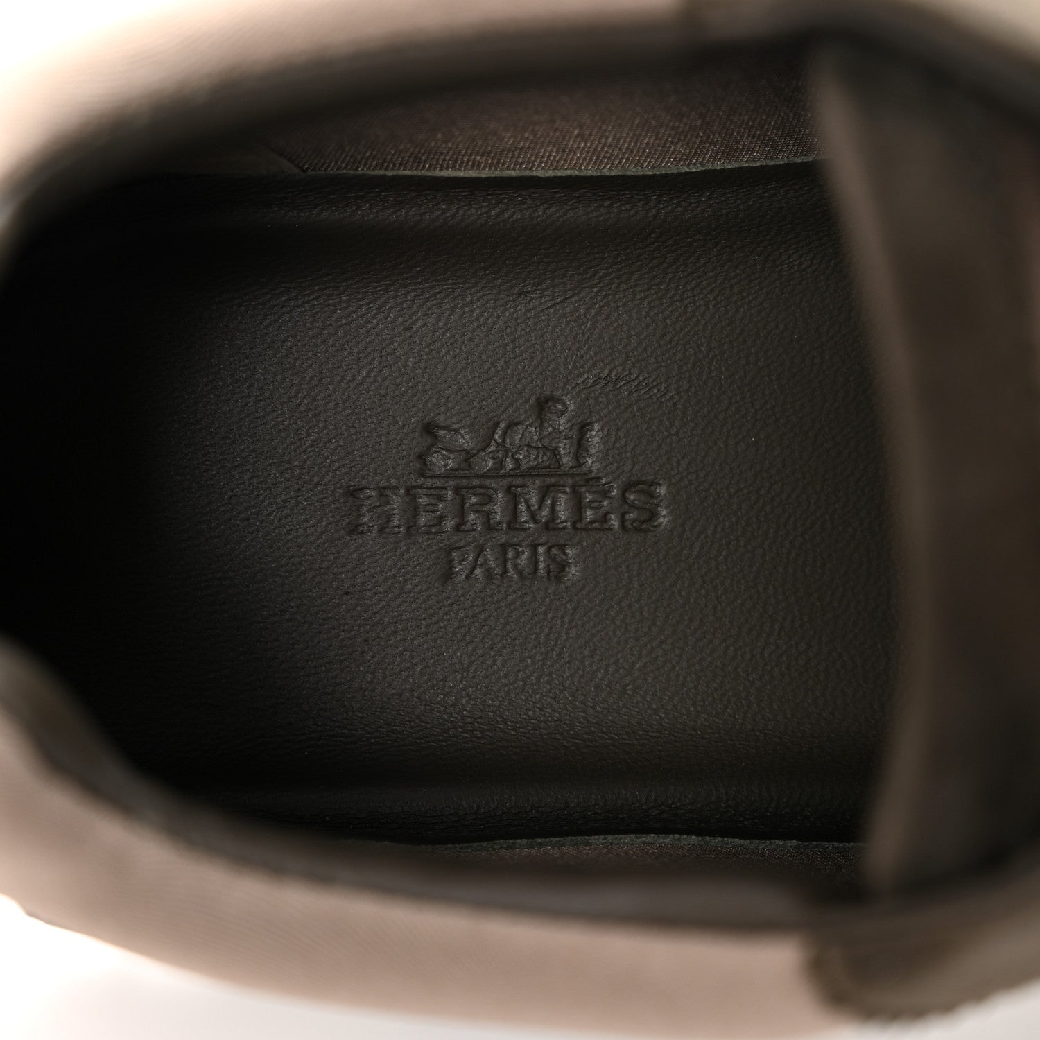 Hermes Technical Jersey Goatskin Suede Goatskin Bouncing Sneakers 39 Vert Toundra Vert Foret 7 of 10