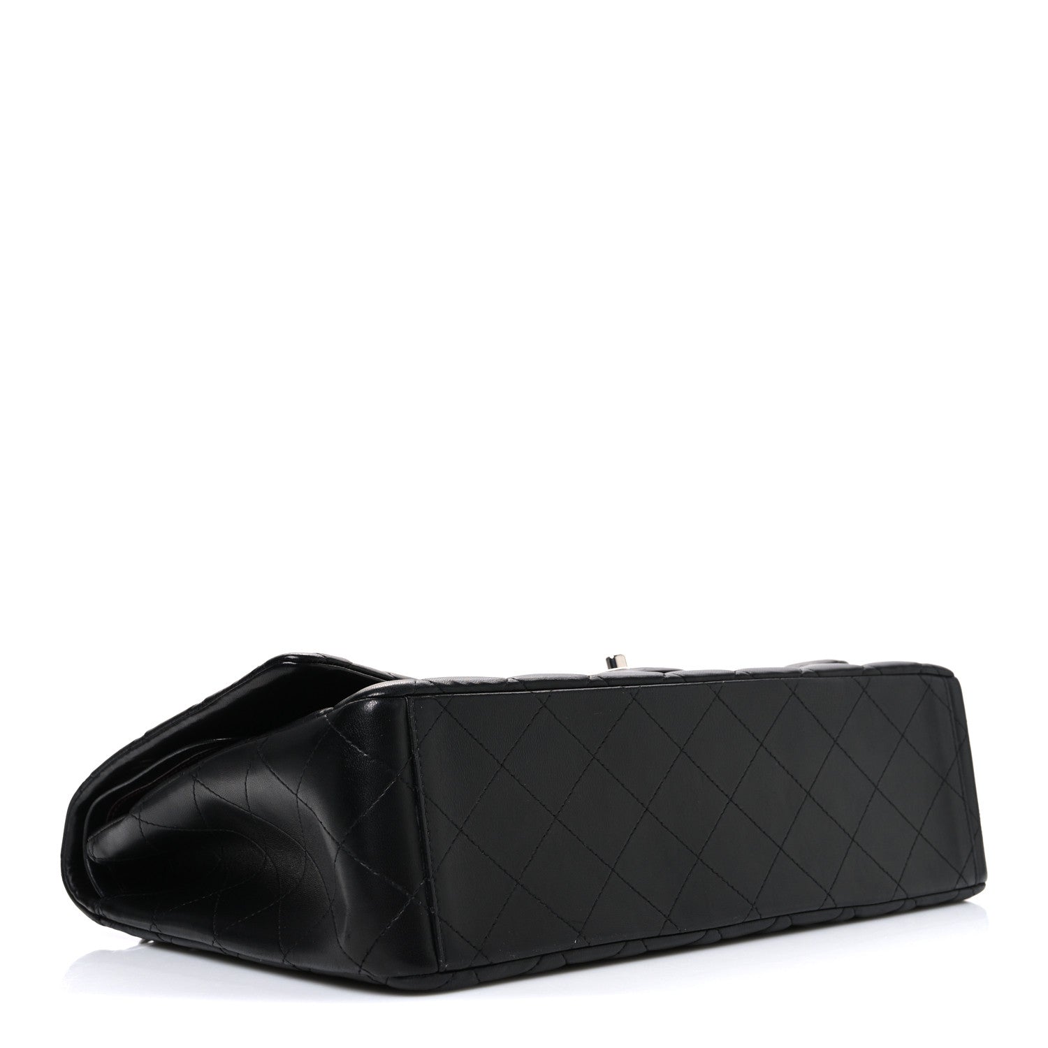 Chanel Lambskin Quilted Maxi Double Flap Black 4 of 11