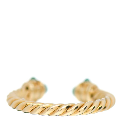 David Yurman 18K Yellow Gold Emerald Renaissance Ring 45 3.5 3 of 5