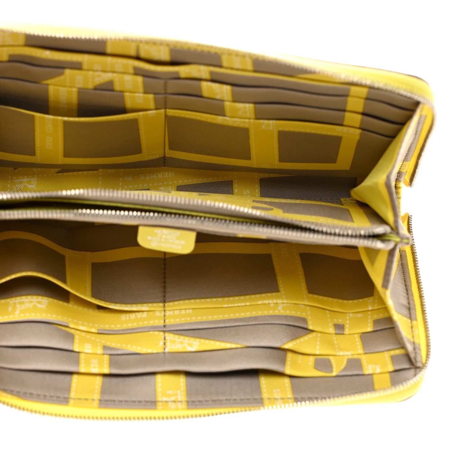Epsom Silk'In Wallet Soufre Gris Tourterelle