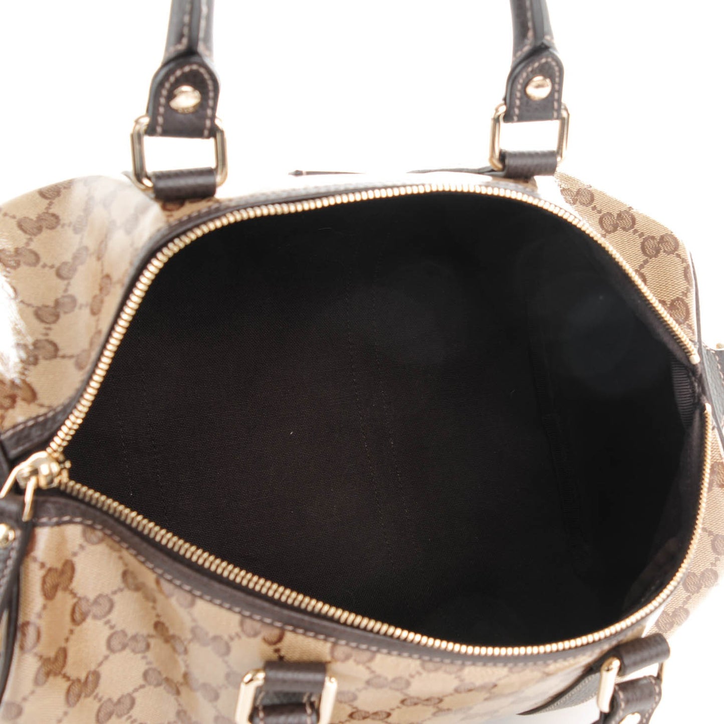 Crystal Monogram Dollar Calfskin Medium Joy Boston Beige Ebony Testa di Moro