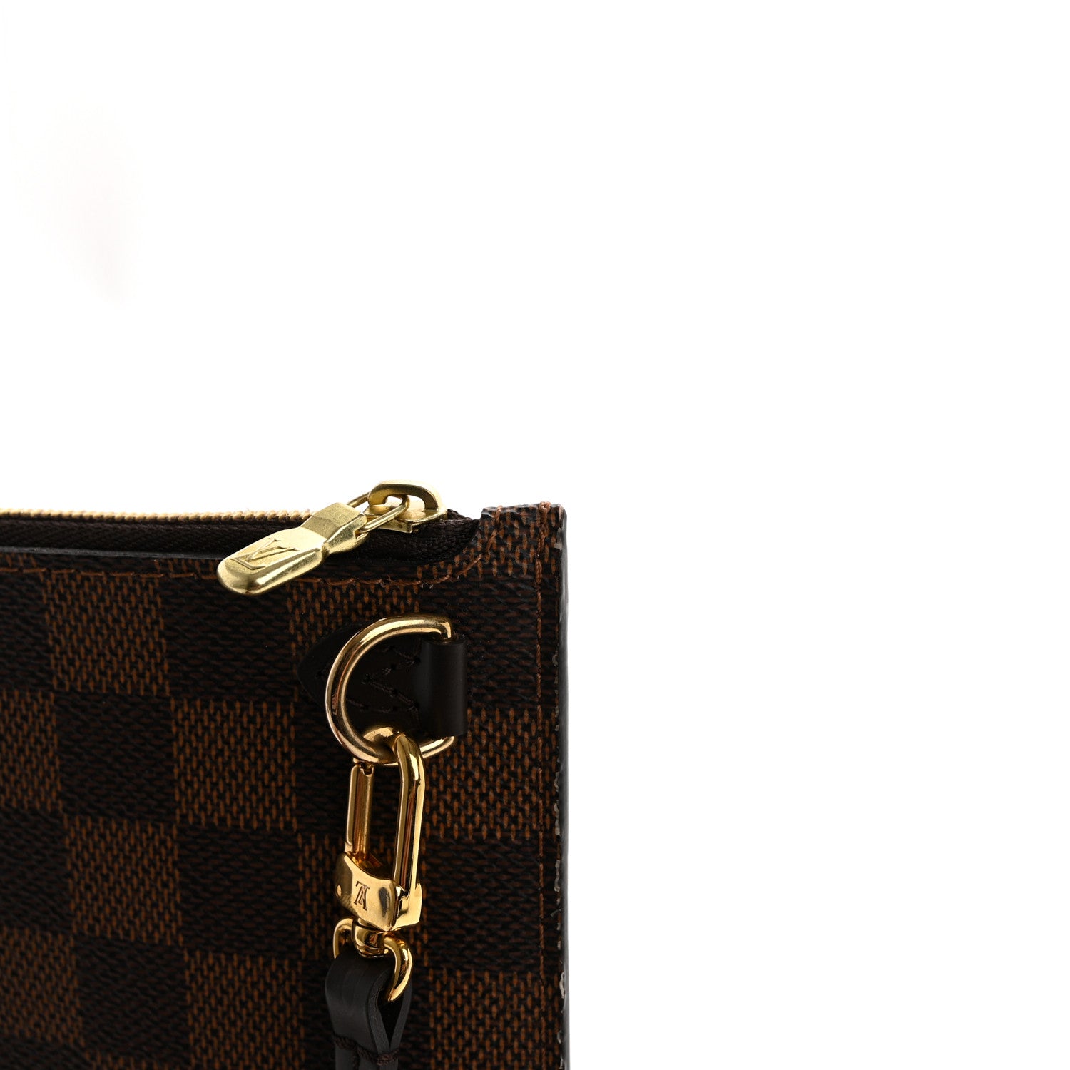 Louis Vuitton Damier Ebene Neverfull MM GM Pochette 7 of 9