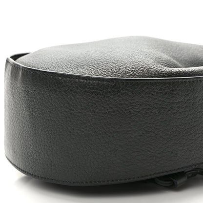 The Row Grained Calfskin Drawstring Pouch Black 9 of 9