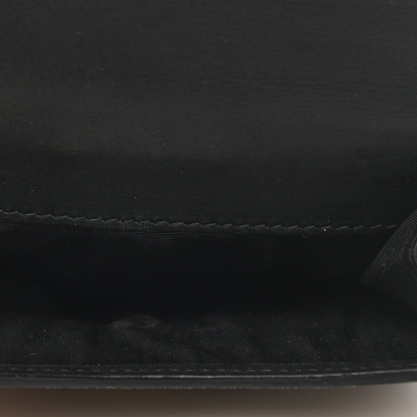 GG Supreme Monogram French Flap Wallet Black