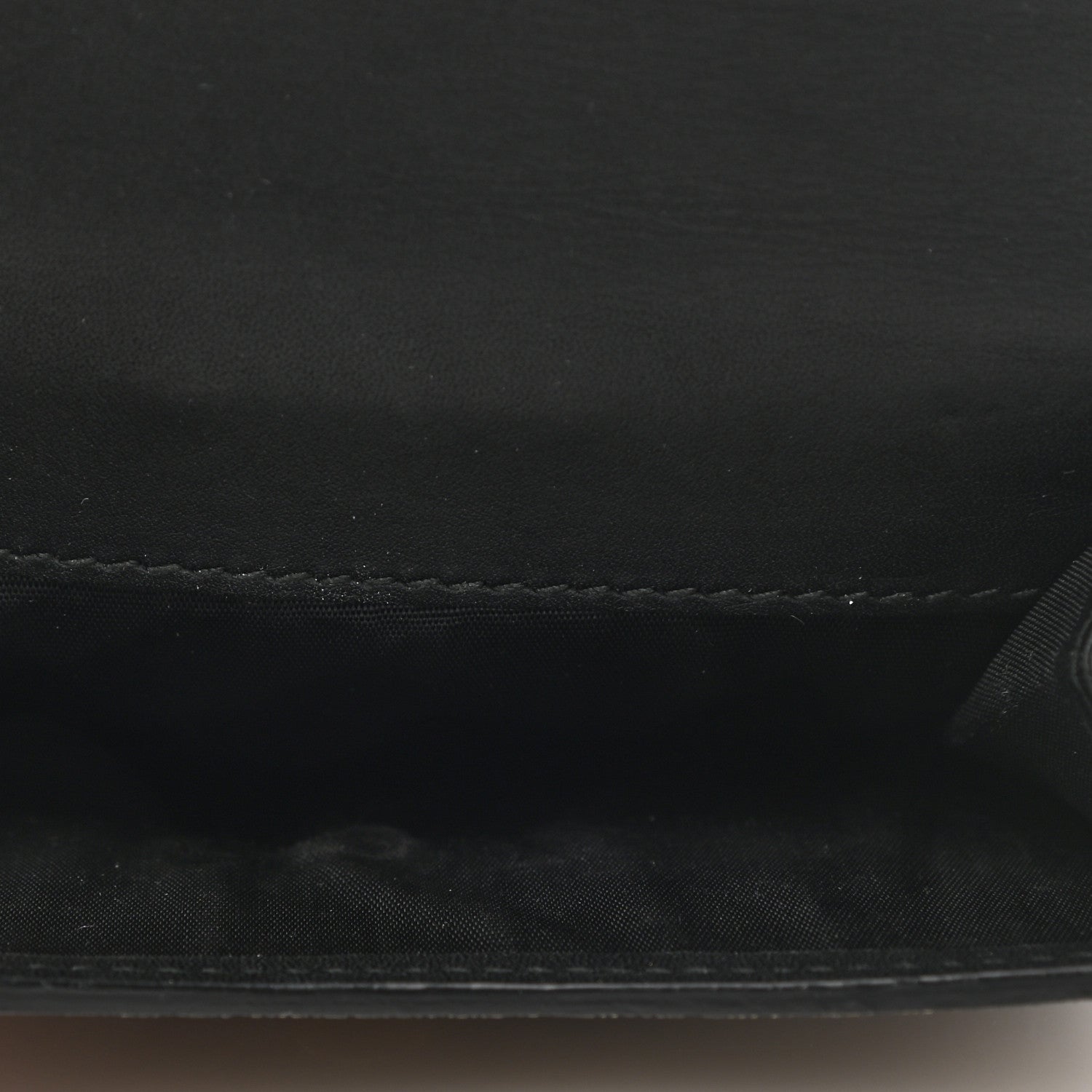 Gucci GG Supreme Monogram French Flap Wallet Black 6 of 8