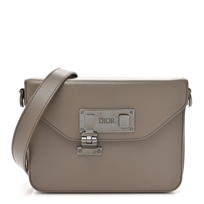 Christian Dior Smooth Calfskin Lock Messenger Bag Beige 1 of 16