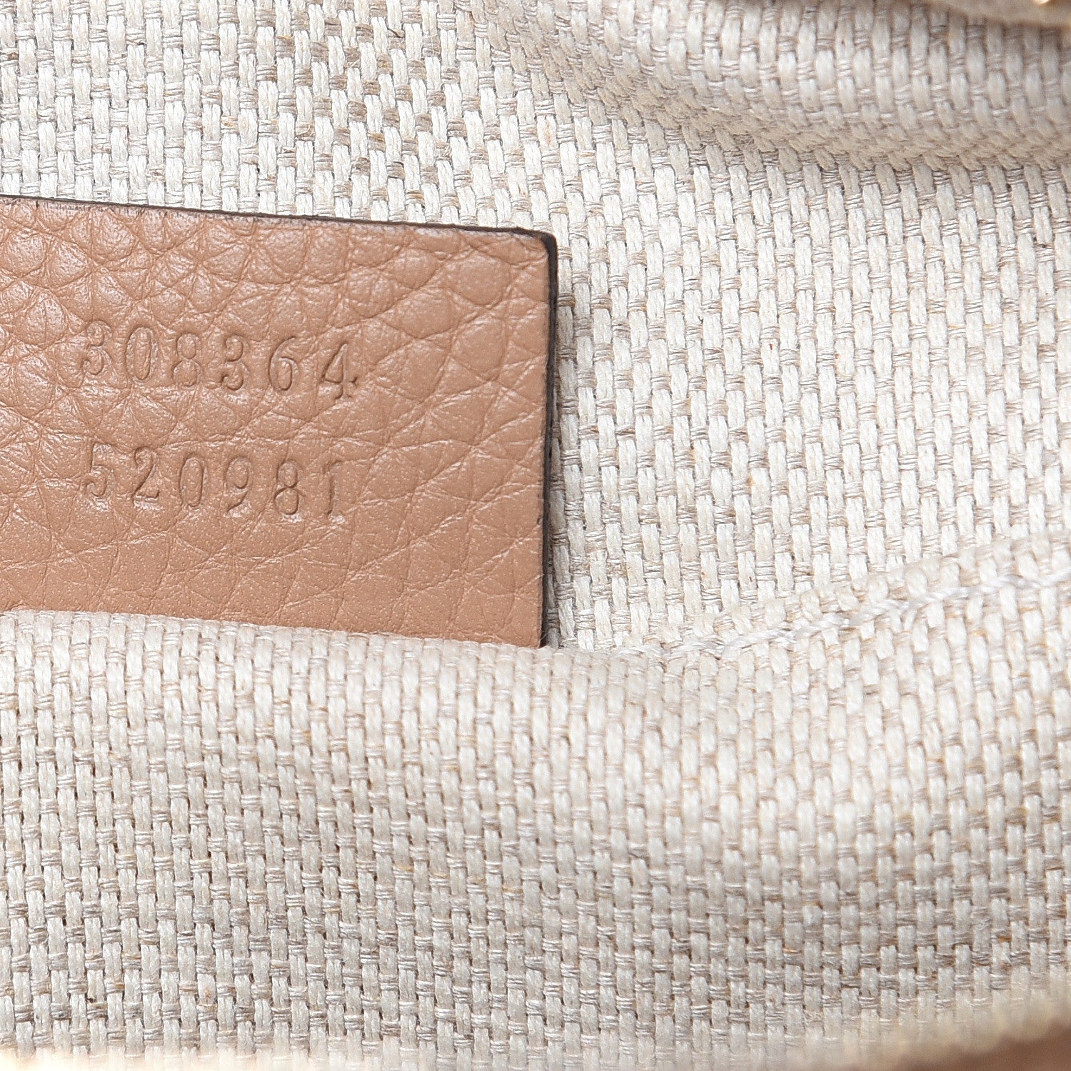 Gucci Pebbled Calfskin Small Soho Disco Bag Rose Beige 7 of 11