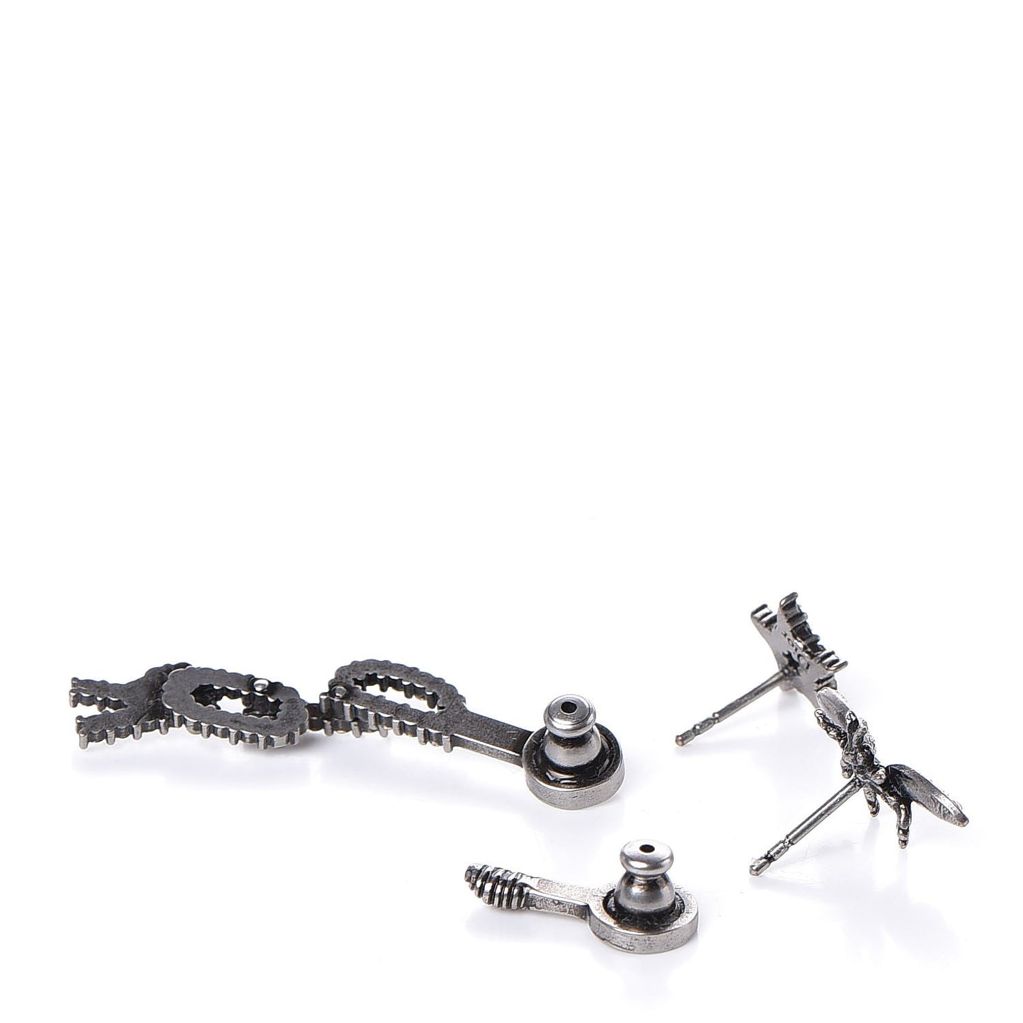 Palladium Dior Earrings Gray