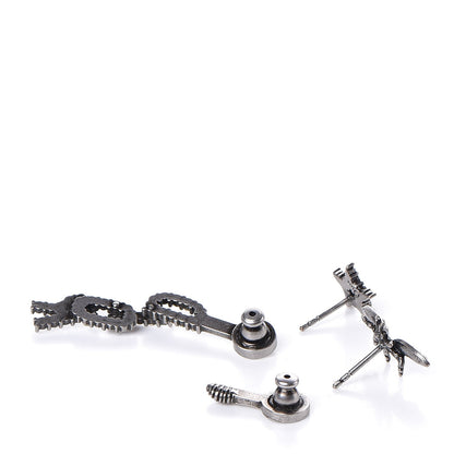 Christian Dior Palladium Dior Earrings Gray 3 of 5