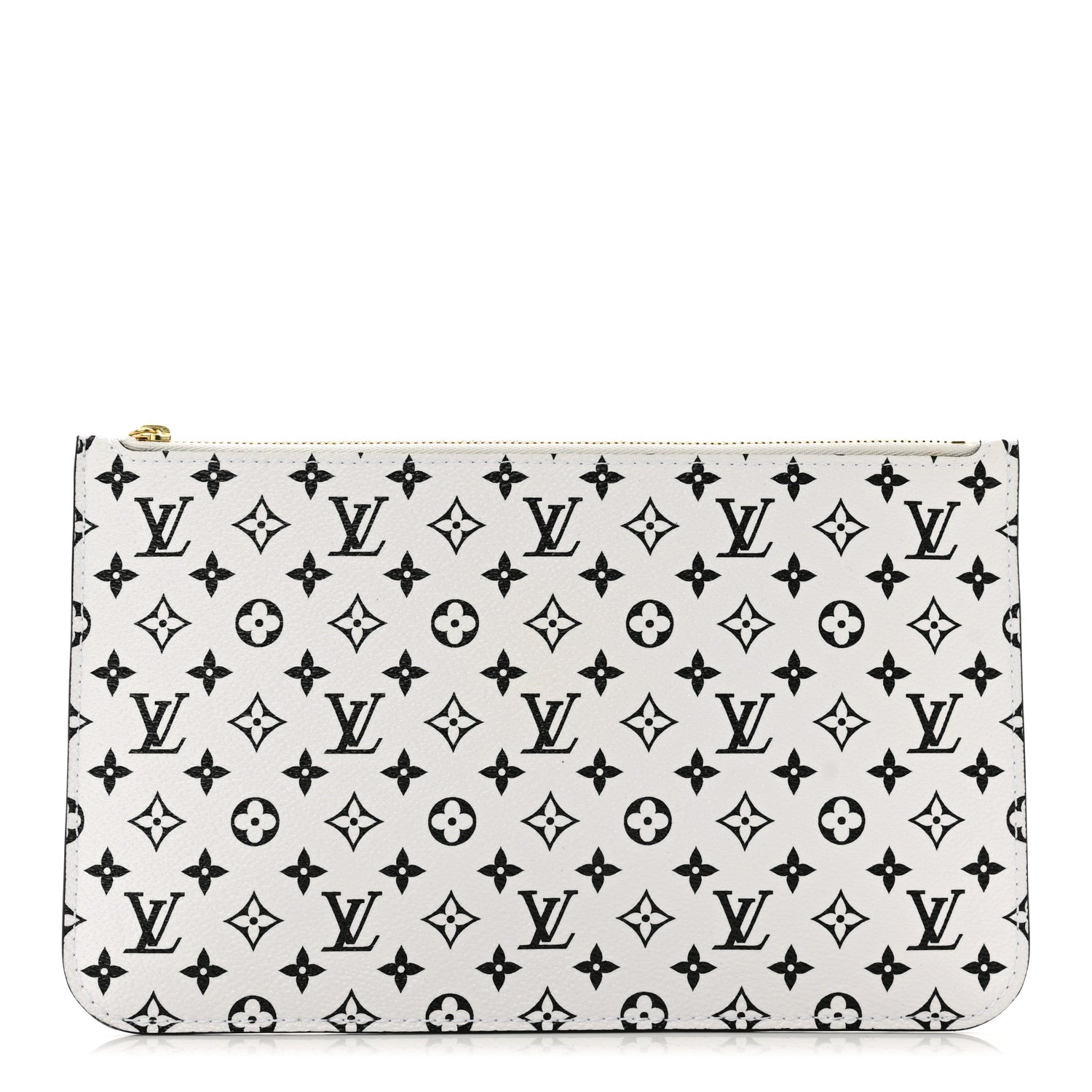 Louis Vuitton Monogram Giant Neverfull MM GM Pochette White 1 of 6