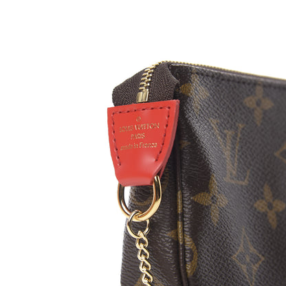 Louis Vuitton Monogram 2020 Christmas Animation Bumper Cars Mini Pochette Accessories Coquelicot 9 of 10