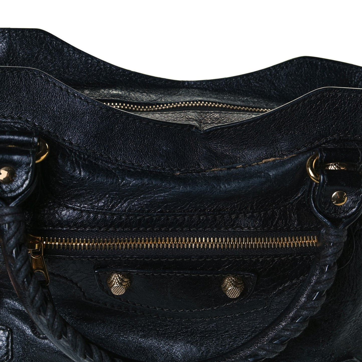 Agneau Giant 12 Gold Hardware Town Black
