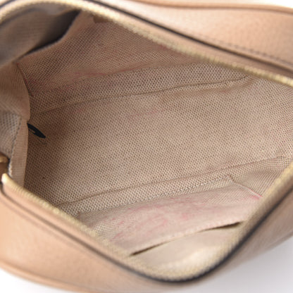 Gucci Pebbled Calfskin Small Soho Disco Bag Rose Beige 5 of 11