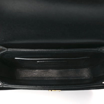 Saint Laurent Smooth Calfskin Small Solferino Satchel Black 5 of 9
