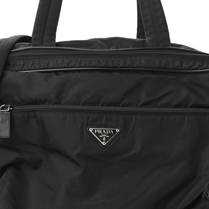 Prada Tessuto Nylon Travel Briefcase Black 7 of 10