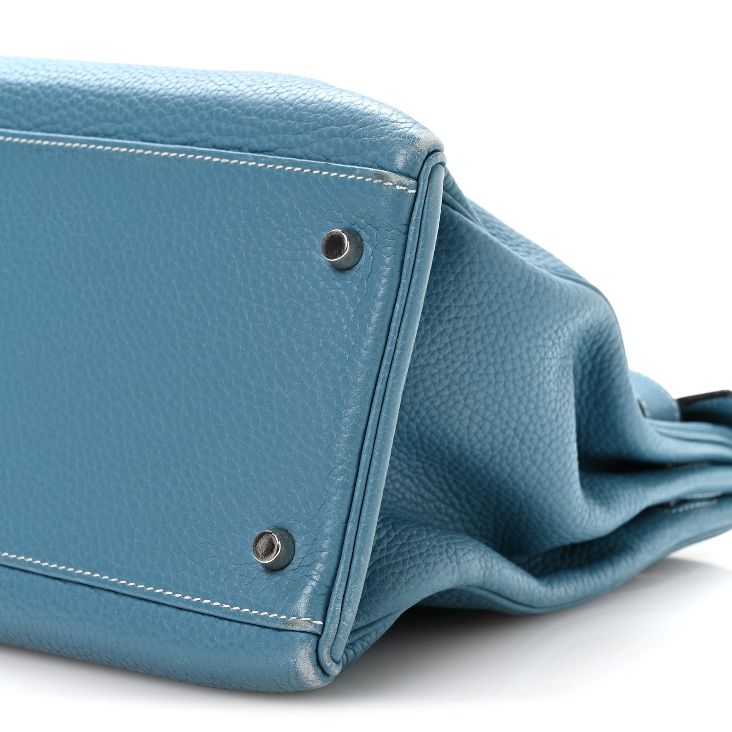 Hermes Taurillon Clemence Kelly Retourne 40 Blue Jean 10 of 11