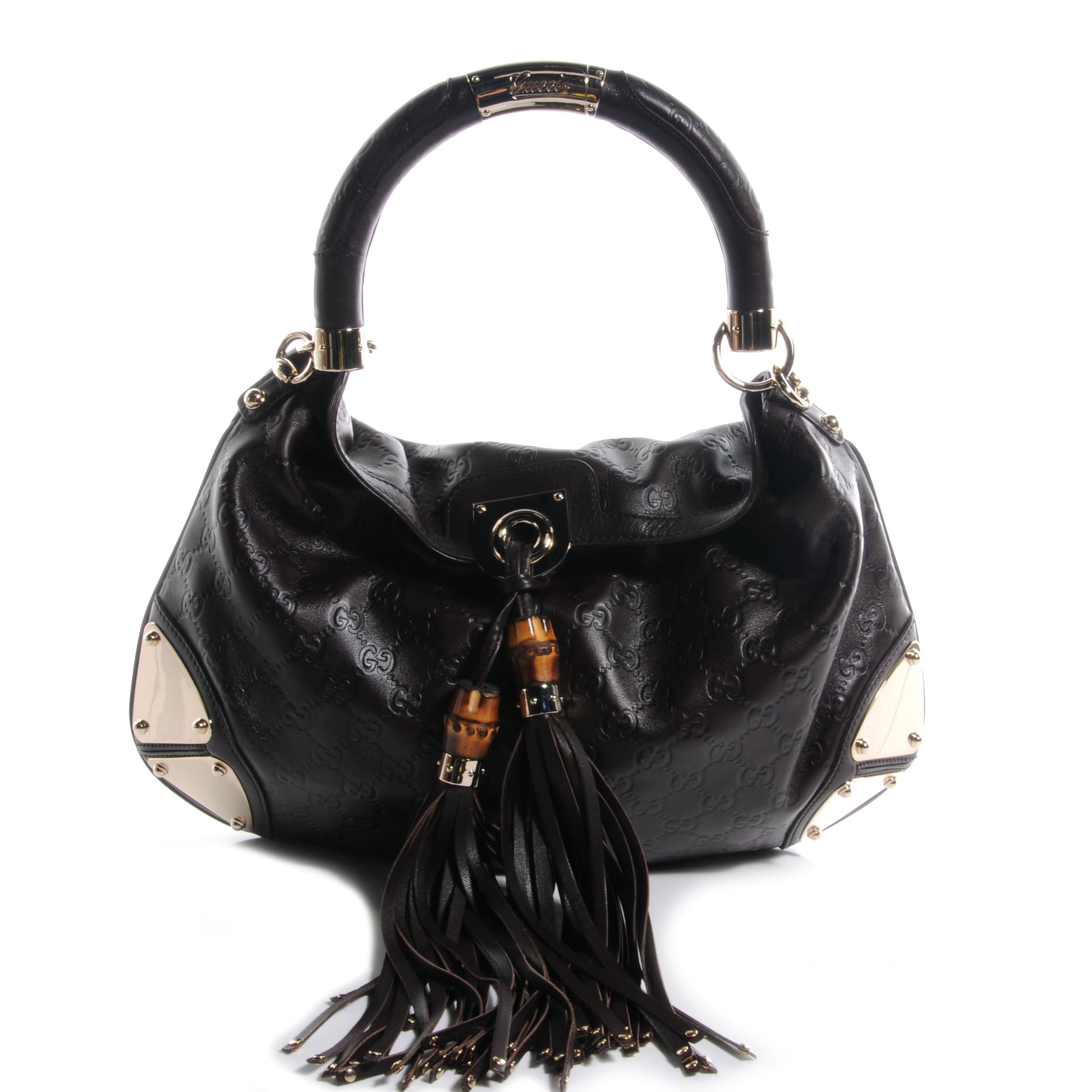 Gucci Guccissima GG Medium Indy Bag Brown 1 of 8