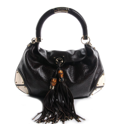 Gucci Guccissima GG Medium Indy Bag Brown 1 of 8