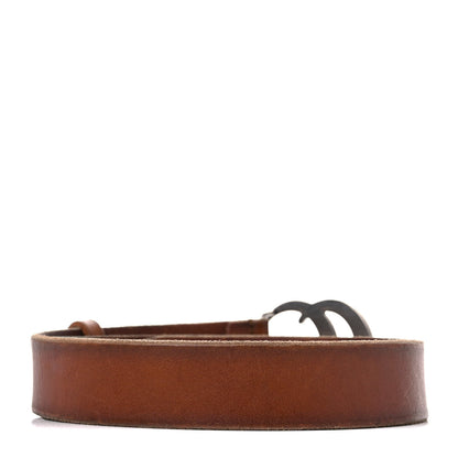 Gucci Cuoio Toscano Nickel Double Double G 30mm Belt 85 34 Cuir 2 of 14