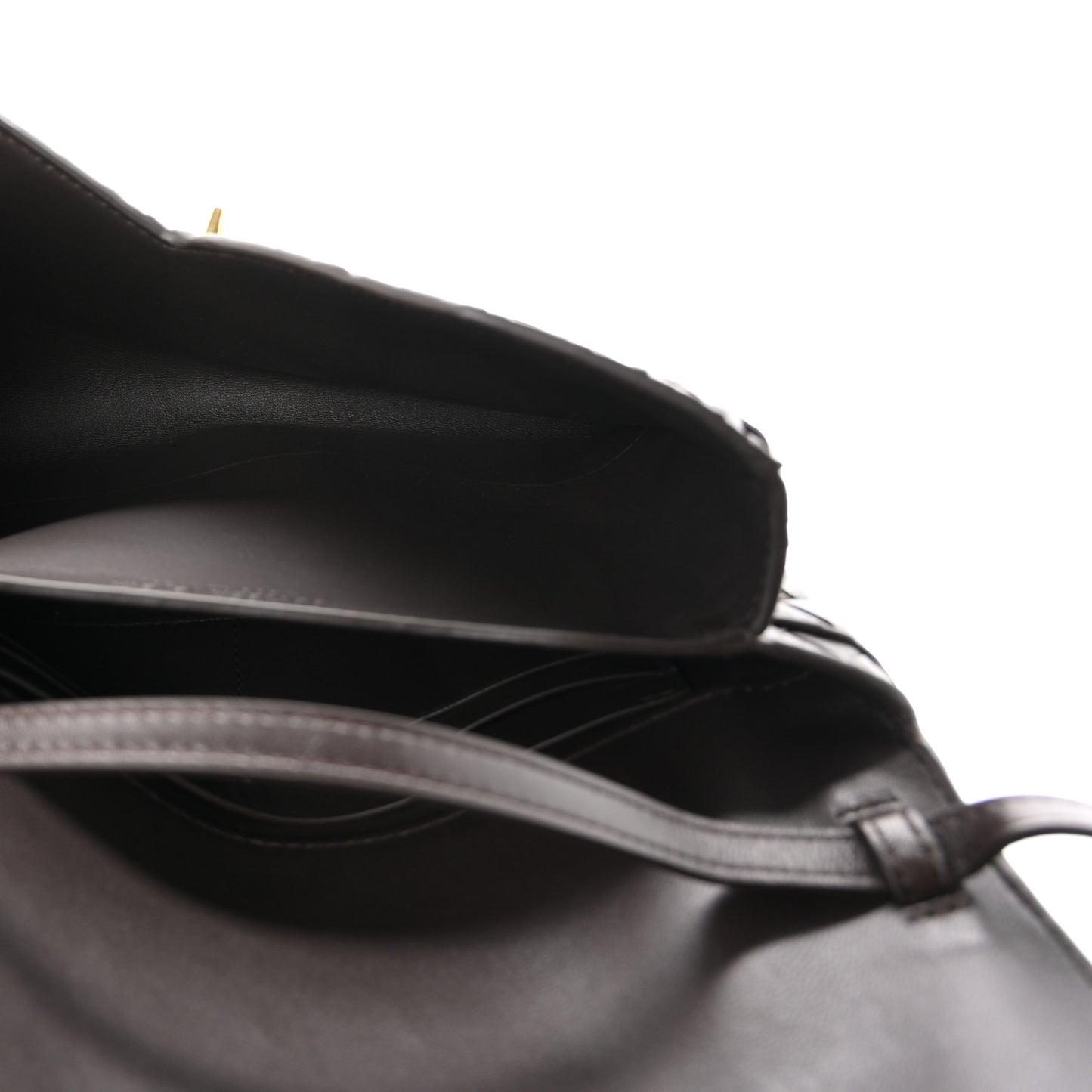 Nappa Intrecciato Knot Lock Top Handle Crossbody Bag Fondant