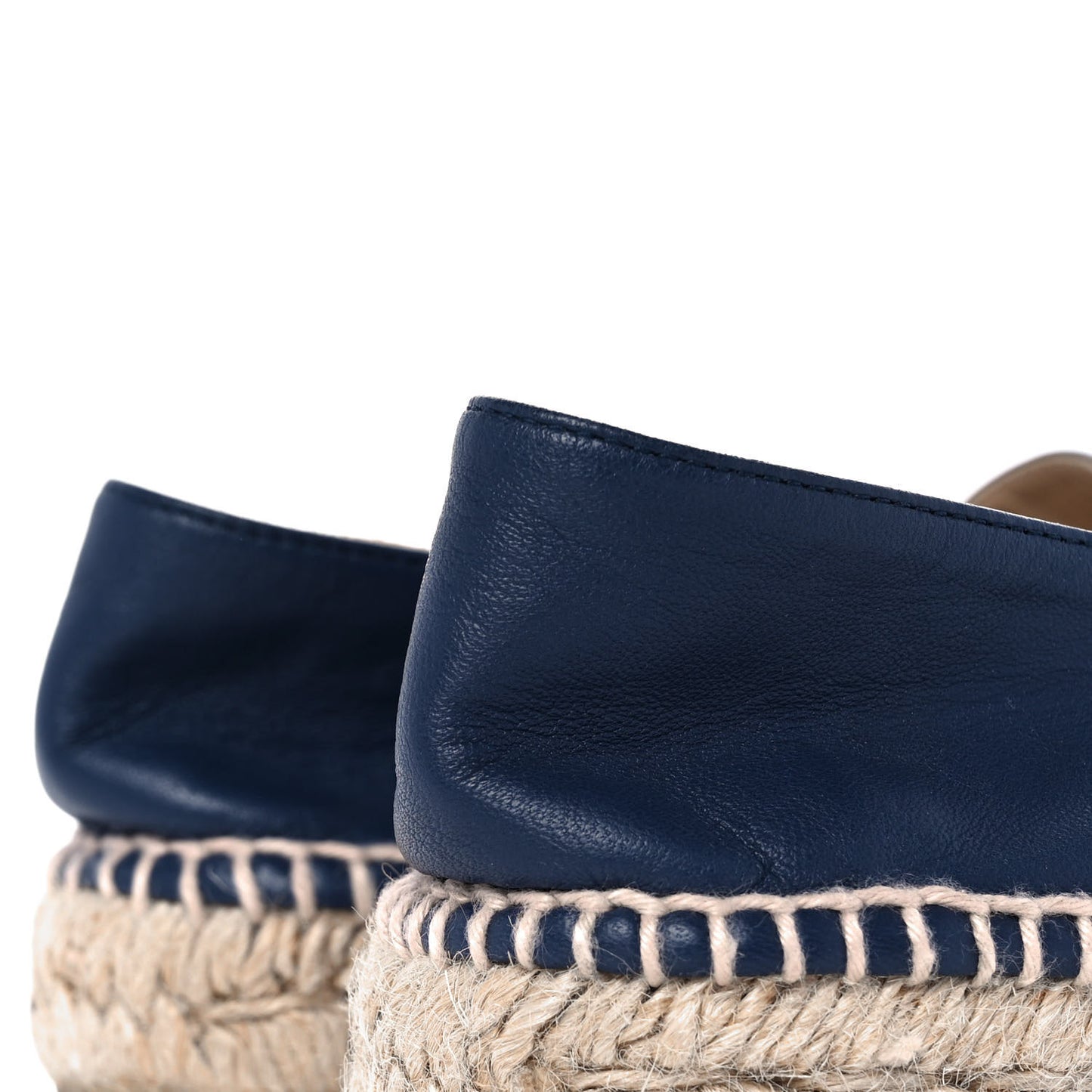 Lambskin CC Espadrilles 36 Dark Navy