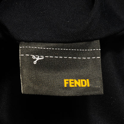 Fendi Vitello Elite Cuoio Monster Buggies Medium Roll Tote Mattone Black Multicolor Lavagna 8 of 9