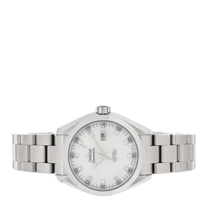 Omega Stainless Steel Diamond Mother of Pearl 34mm Seamaster Aqua Terra Co-Axial Chronometer Automatic Watch 231.10.34.20.55.001 2 of 4