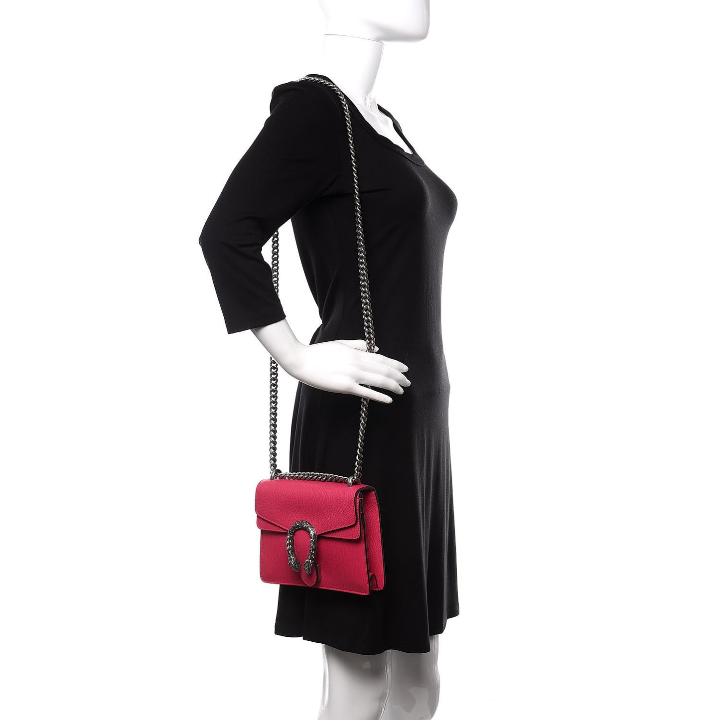 Calfskin Mini Dionysus Shoulder Bag Box Pink