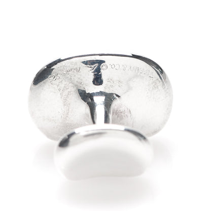 Tiffany Sterling Silver 18mm Elsa Peretti Bean Cufflinks 5 of 6