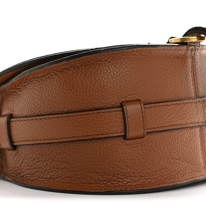 Chloe Calfskin Mini Marcie Round Crossbody Bag Tan 10 of 15