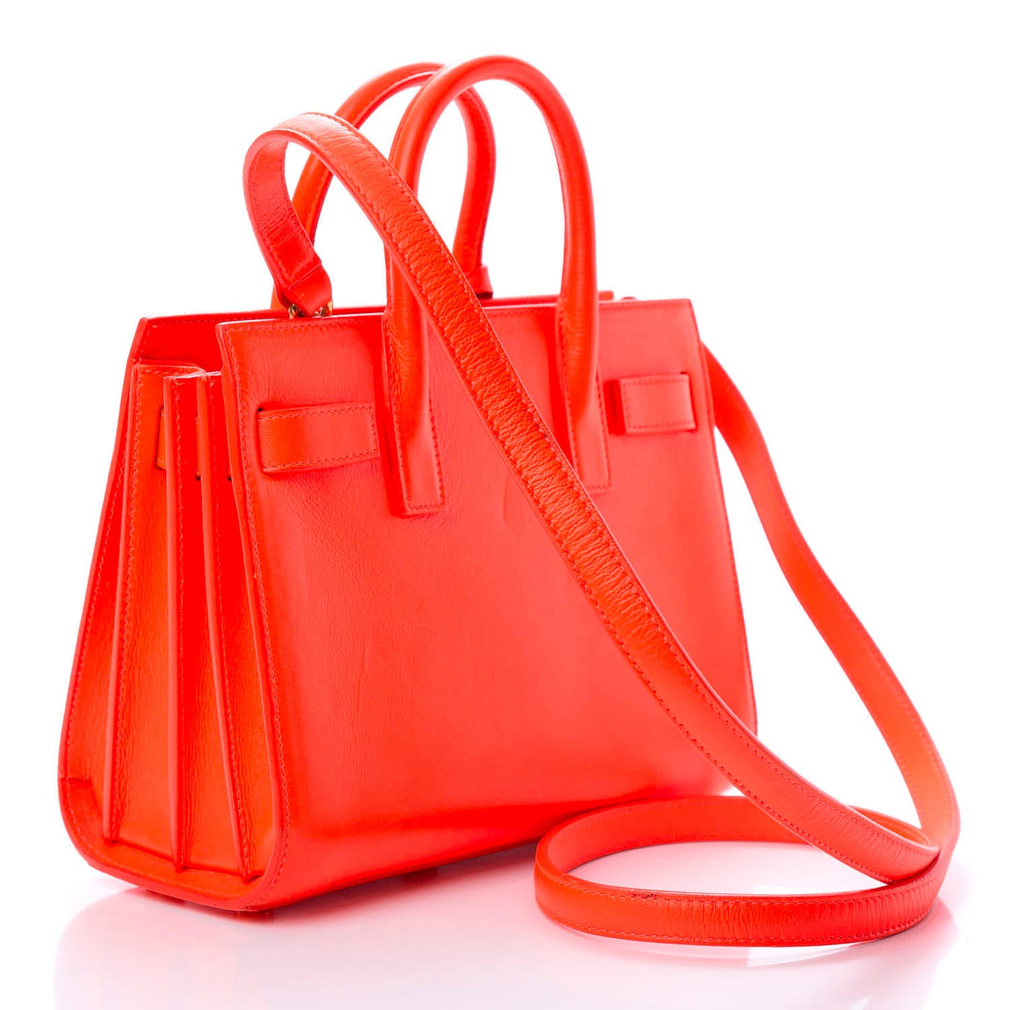 Calfskin Nano Sac De Jour Orange