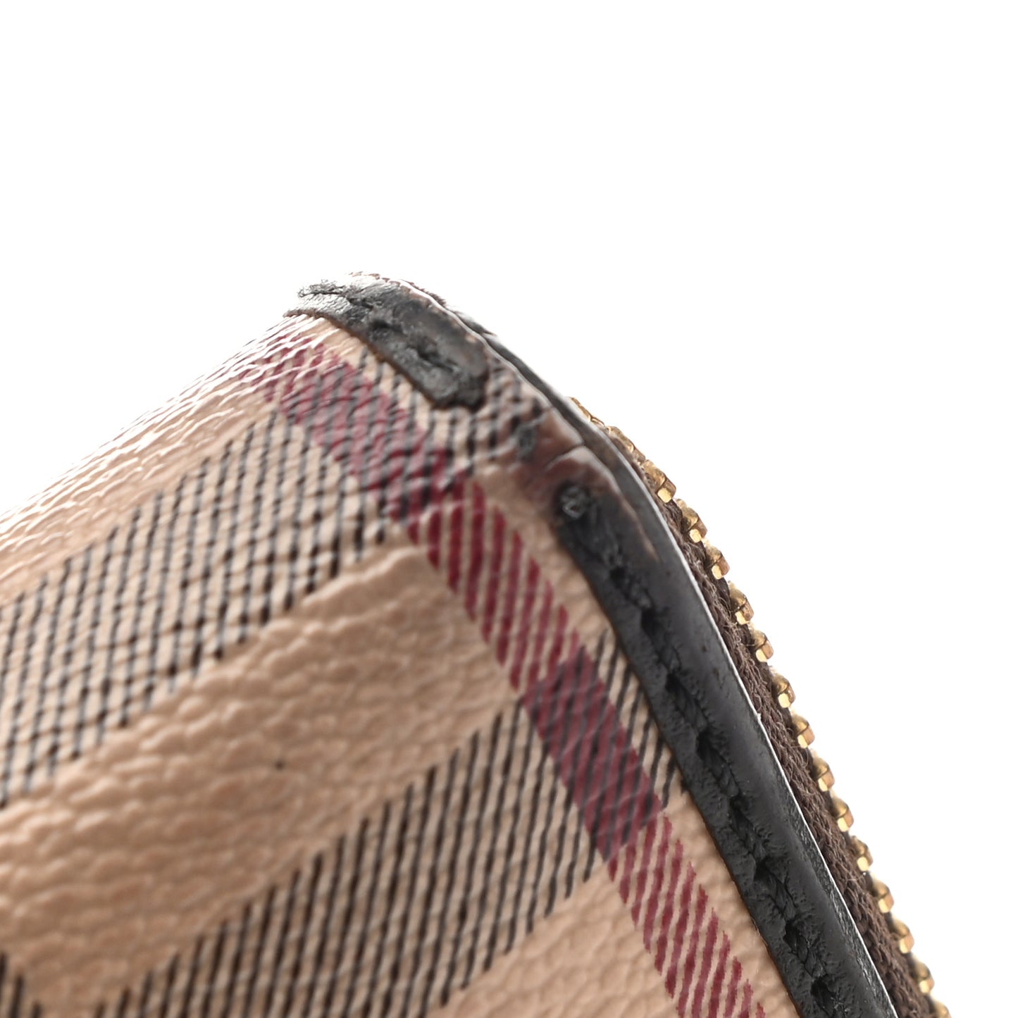 Haymarket Check Large Ziggy Zip Around Wallet Chocolate