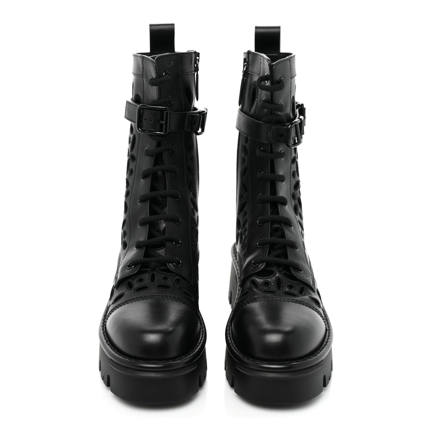 Calfskin Atelier 30/50mm Combat Boots 39 Black