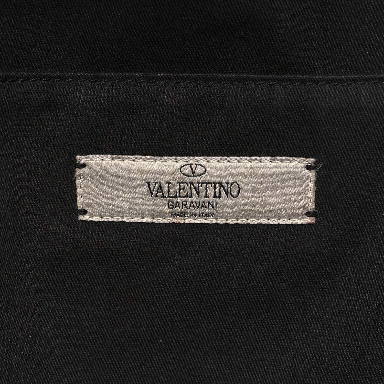 Valentino Garavani Calfskin Logo Backpack Black 6 of 12