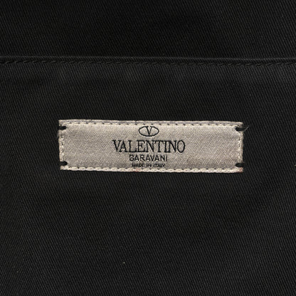 Valentino Garavani Calfskin Logo Backpack Black 6 of 12