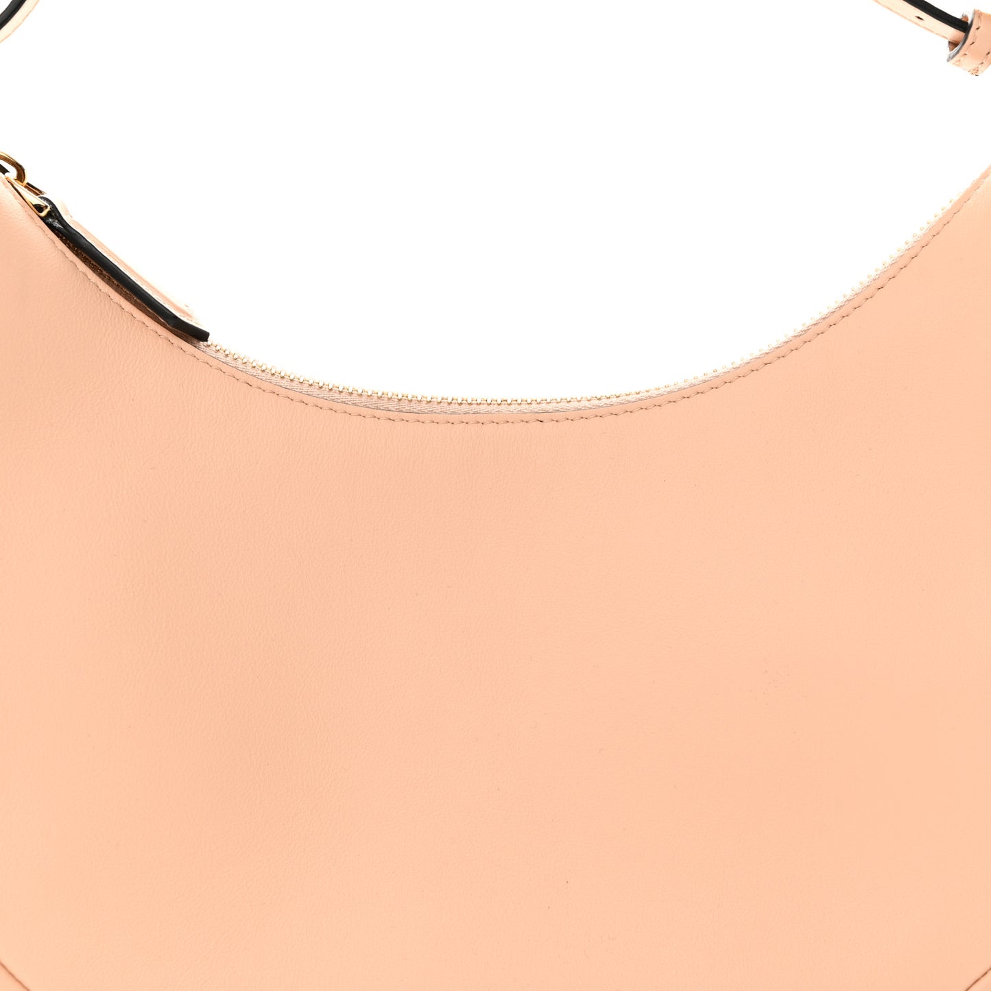 Vitello Grace Matte Small Fendigraphy Hobo Bag Light Rose