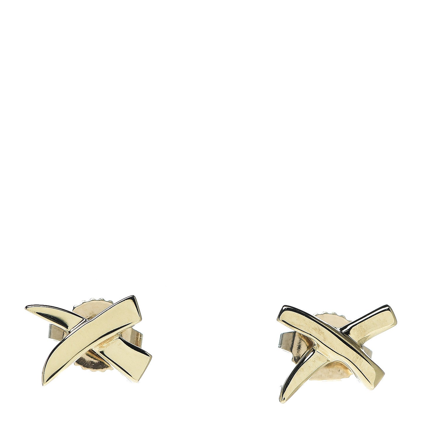18K Yellow Gold Mini Paloma's Graffiti X Earrings