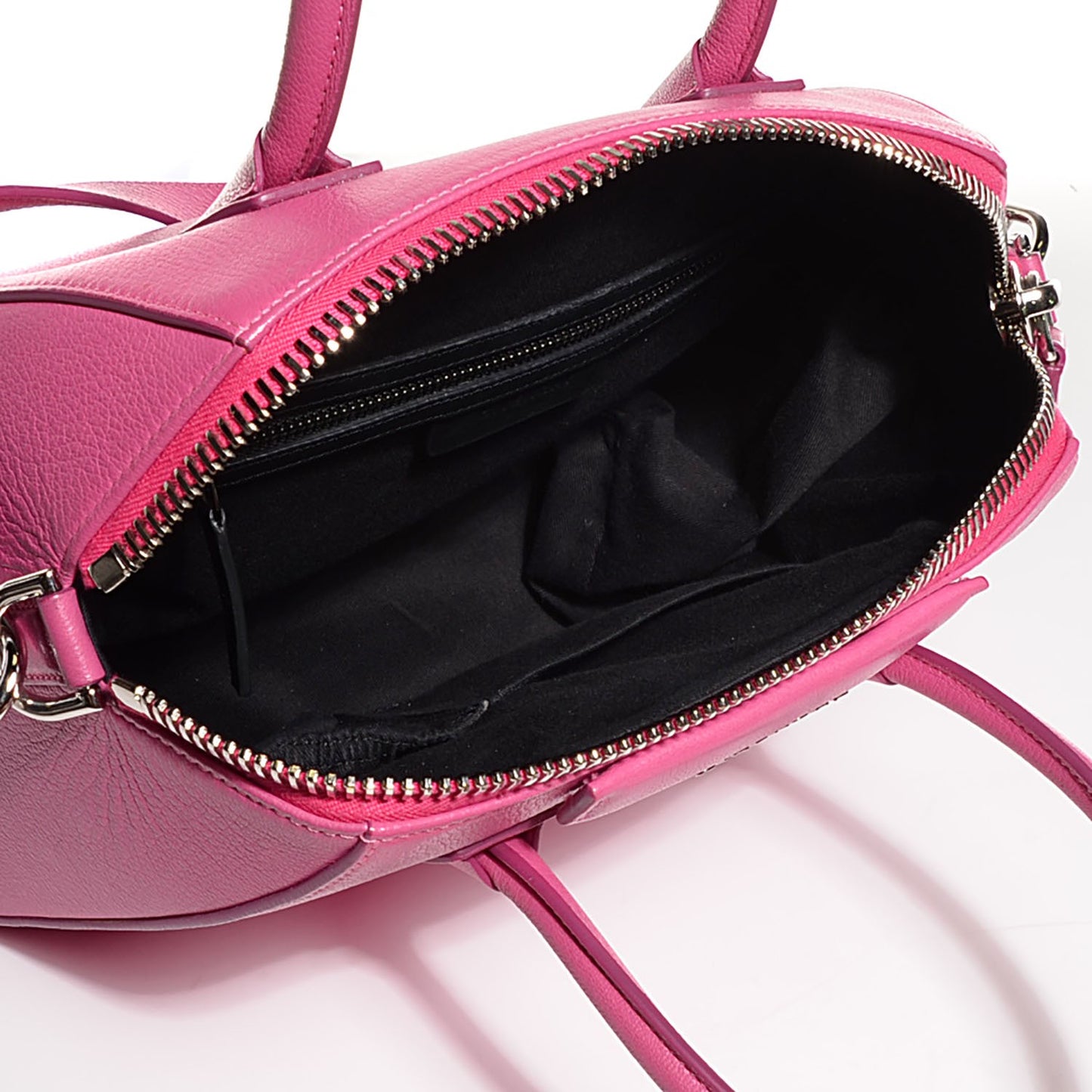 Sugar Goatskin Small Antigona Fuchsia