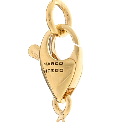 Marco Bicego 18K Yellow Gold Multi Gemstone Pearl Paradise Necklace 4 of 5