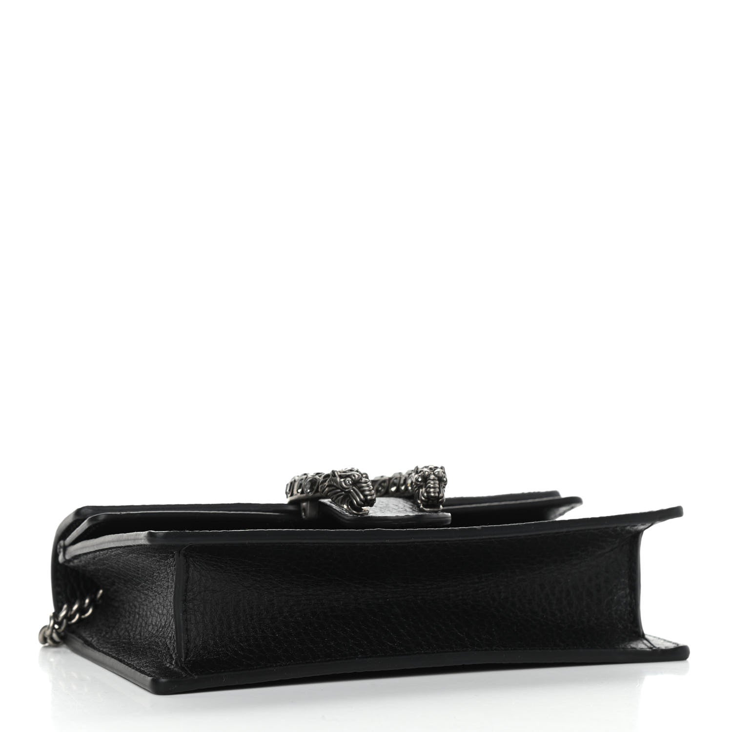 Gucci Calfskin Super Mini Dionysus Shoulder Bag Black 4 of 11