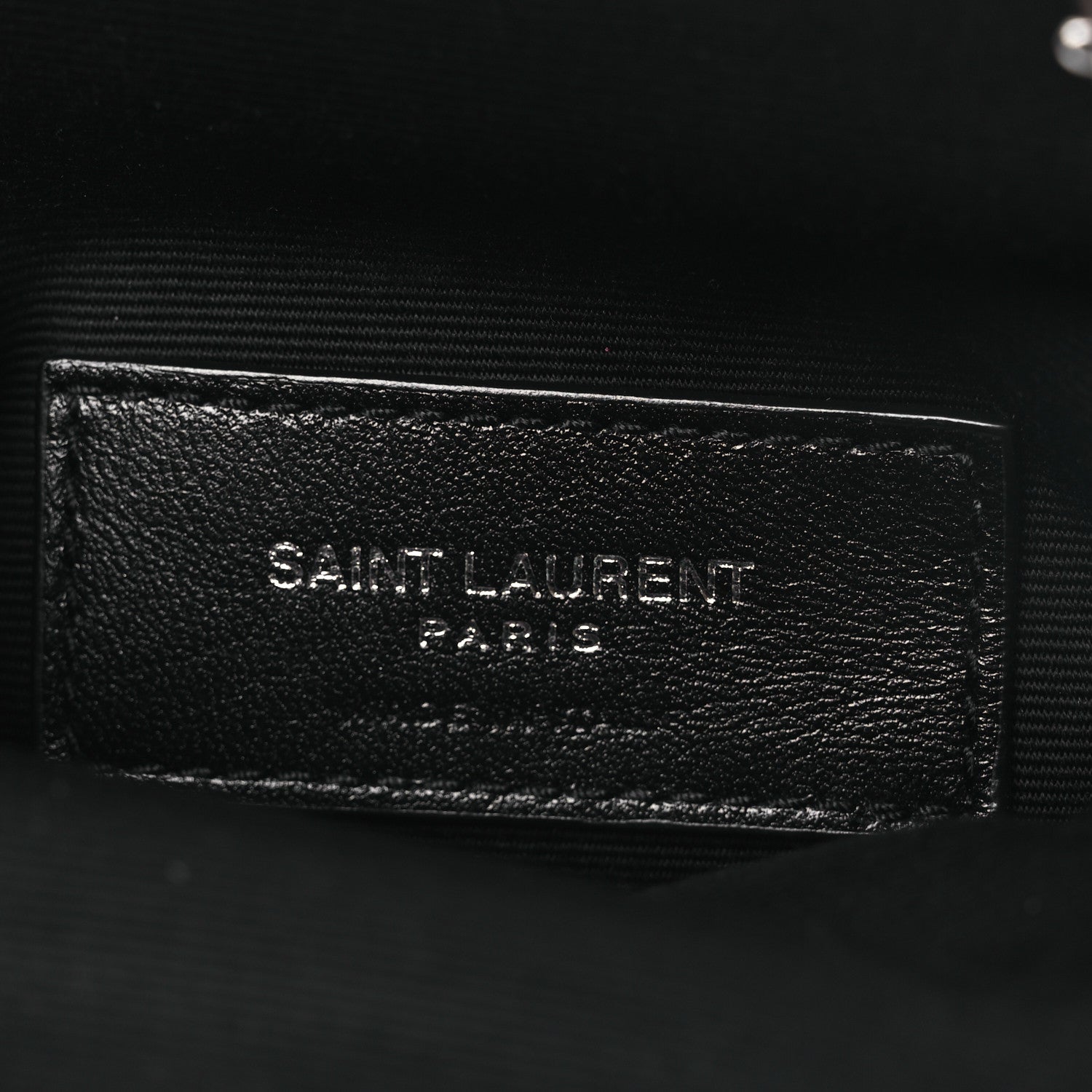 Saint Laurent Lambskin Mini Sac Charniere Black 5 of 9