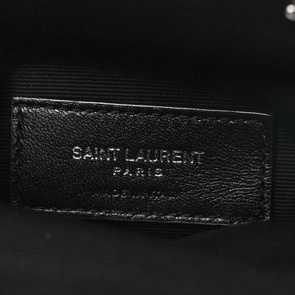Saint Laurent Lambskin Mini Sac Charniere Black 5 of 9