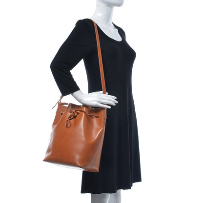 Mansur Gavriel Vegetable Tanned Calfskin Bucket Bag Cammello Rosa 2 of 15